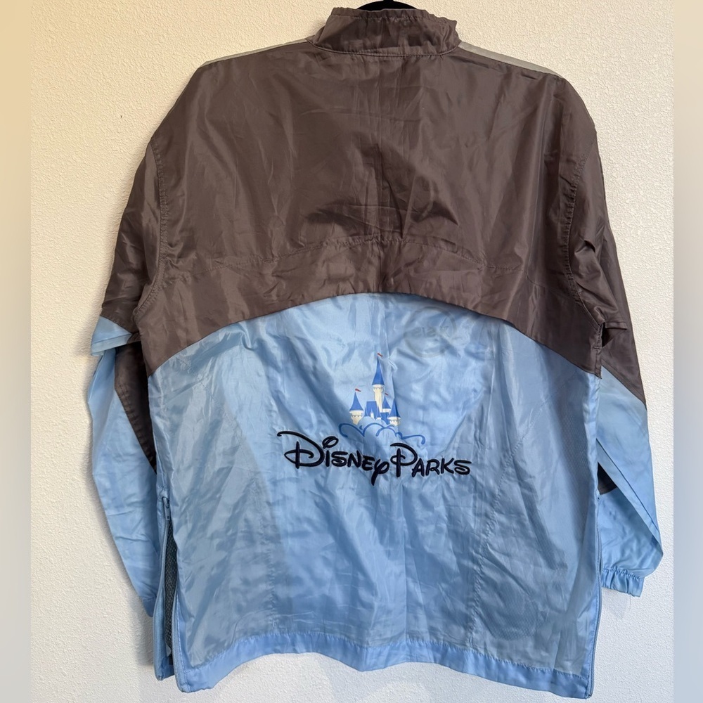 Disney Parks Jacket Womens XS/Small Blue Gray Windbreaker Packable